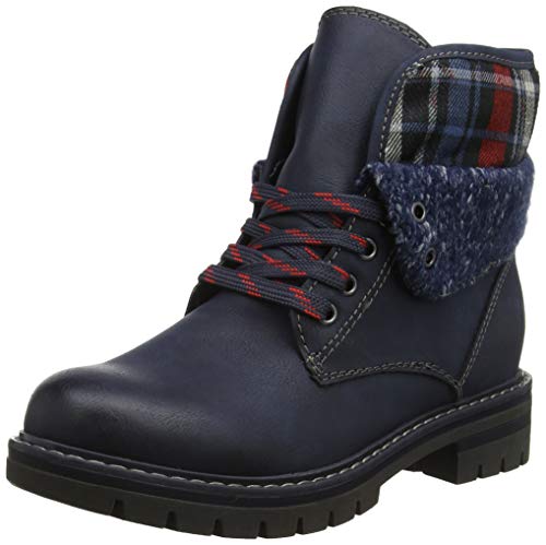 Marco Tozzi Damen 26713-31 Stiefeletten, Blau (Navy Ant. Comb 820), 38 EU von MARCO TOZZI