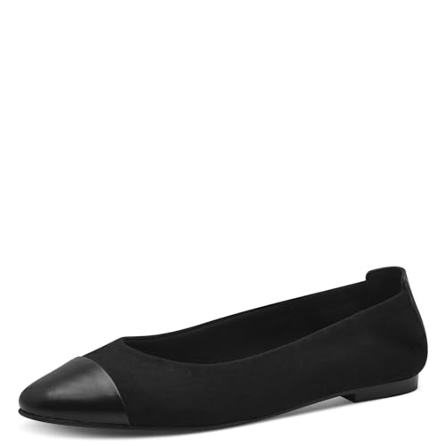 MARCO TOZZI Damen Ballerinas Spitz Elegant, Schwarz (Black Comb), 37 EU von MARCO TOZZI