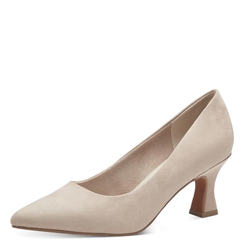 MARCO TOZZI Damen Pumps Spitz Vegan, Beige (Dune), 42 EU von MARCO TOZZI