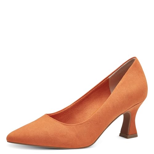 MARCO TOZZI Damen Pumps Spitz Vegan, Orange (Orange), 37 EU von MARCO TOZZI