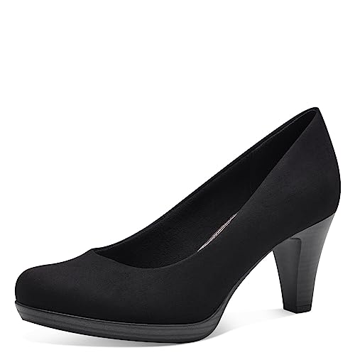MARCO TOZZI Damen Pumps Vegan Elegant, Schwarz (Black), 36 EU von MARCO TOZZI