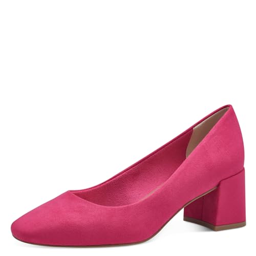 MARCO TOZZI Damen Pumps mit Blockabsatz Vegan, Rosa (Pink), 38 EU von MARCO TOZZI