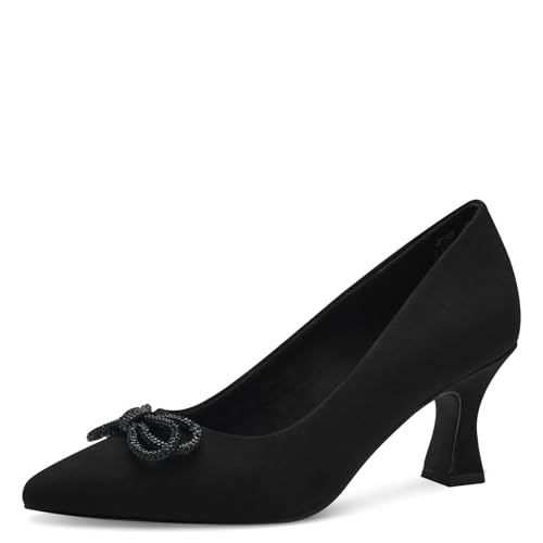 MARCO TOZZI Damen Pumps mit Schleife Elegant, Schwarz (Black), 42 EU von MARCO TOZZI
