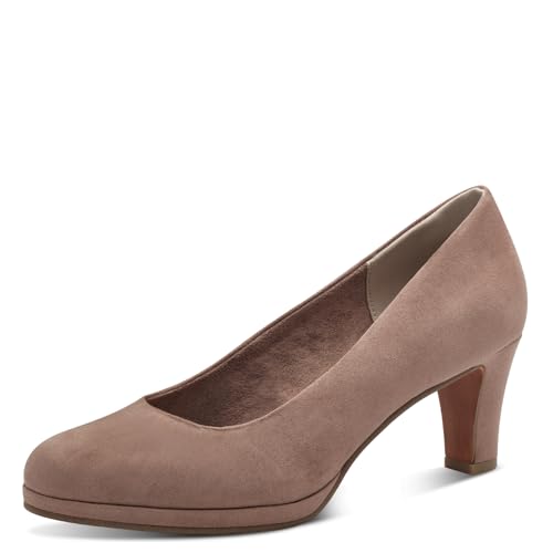 MARCO TOZZI Damen Pumps mit Trichterabsatz Vegan, Rosa (Nude), 40 EU von MARCO TOZZI