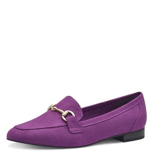 MARCO TOZZI Damen Slipper Elegant Vegan, Lila (Violet), 36 EU von MARCO TOZZI