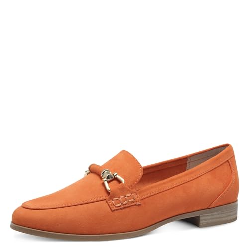 MARCO TOZZI Damen Slipper mit Blockabsatz Elegant, Orange (Orange), 39 EU von MARCO TOZZI