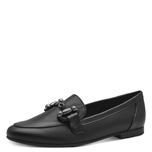 MARCO TOZZI Damen Slipper mit Blockabsatz Elegant, Schwarz (Black), 38 EU von MARCO TOZZI