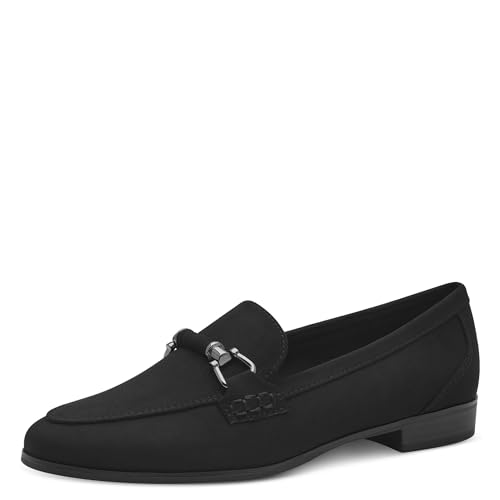 MARCO TOZZI Damen Slipper mit Blockabsatz Elegant, Schwarz (Black), 39 EU von MARCO TOZZI