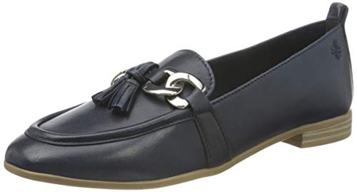 Marco Tozzi Damen by Guido Maria Kretschmer 2-2-84200-26 Leder Slipper, Navy Antic, 37 EU von MARCO TOZZI