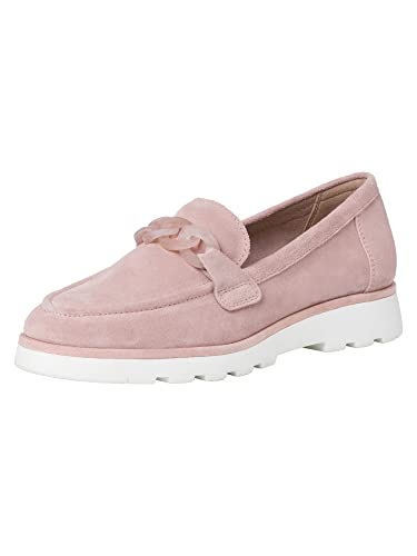 Marco Tozzi Damen by Guido Maria Kretschmer 2-2-84700-28 Leder Slipper Hausschuh, Rose, 37 EU von MARCO TOZZI