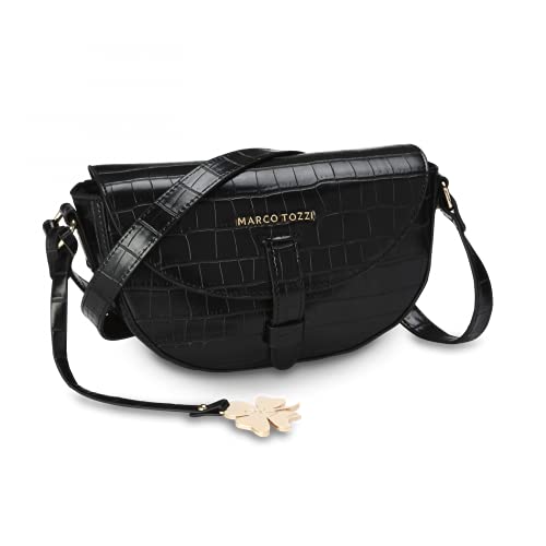 Marco Tozzi Damen by Guido Maria Kretschmer Handtasche 2-2-81002-27, Black Croco von MARCO TOZZI