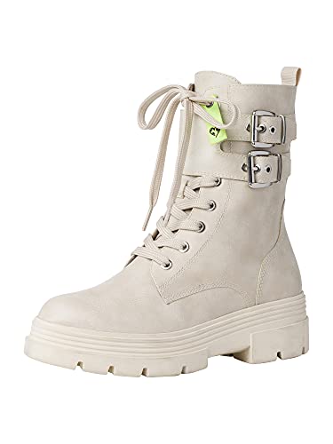 Marco Tozzi Earth Edition Damen 2-2-25771-27 Boot, Ivory, 38 EU von MARCO TOZZI