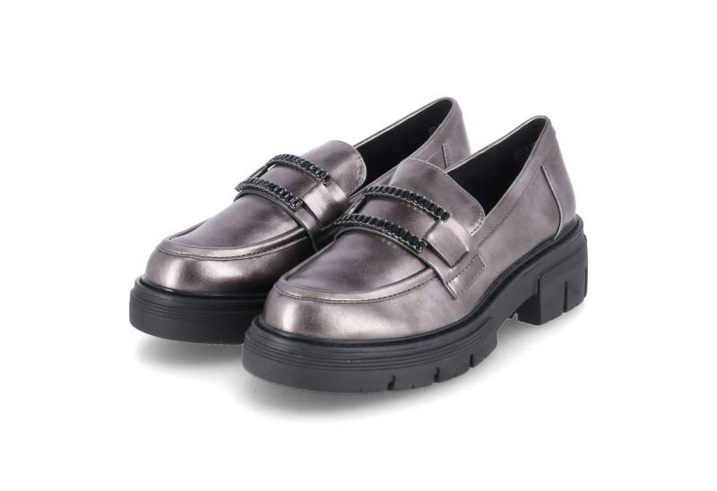 MARCO TOZZI Marco Tozzi 2-24710-43/915 Damen Kunstleder grau Slipper von MARCO TOZZI