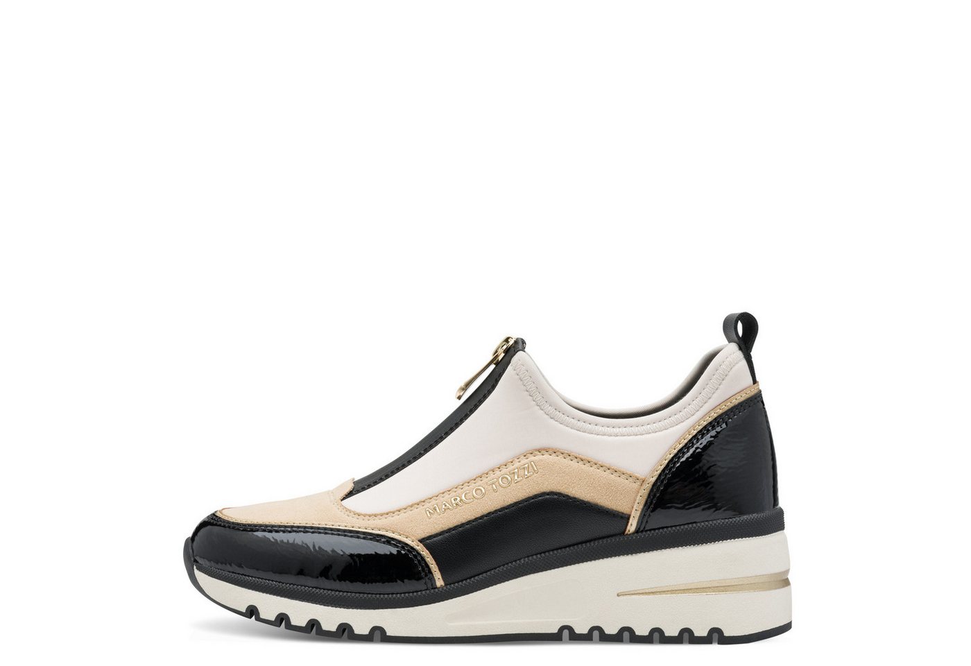 MARCO TOZZI MARCO TOZZI Damen Sneaker 2-24780-45-410 CREAM/BLACK Sneaker von MARCO TOZZI