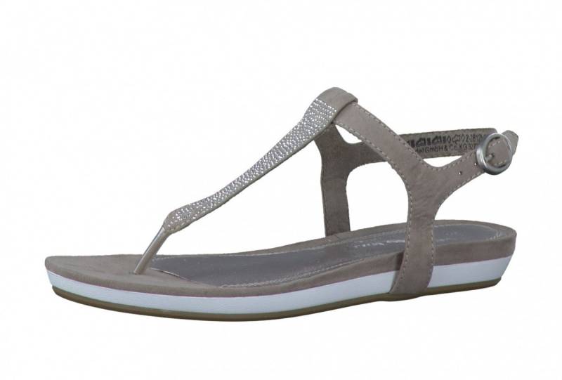 MARCO TOZZI MARCO TOZZI Damen Zehensteg Sandale 2-28128-26-341 taupe grau Sandale von MARCO TOZZI