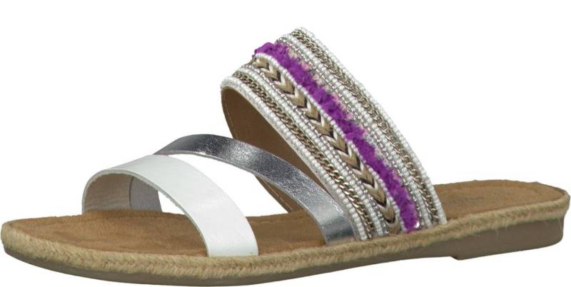 MARCO TOZZI Marco Tozzi Damen Pantolette 2-27107-197 weiß Clog von MARCO TOZZI