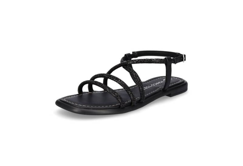 MARCO TOZZI Marco Tozzi Damen Sandale schwarz Glitzer Sandale von MARCO TOZZI