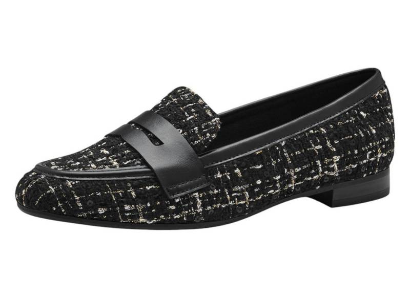 MARCO TOZZI Marco Tozzi Damen Slipper 2-24238-43-098 black combi Slipper von MARCO TOZZI