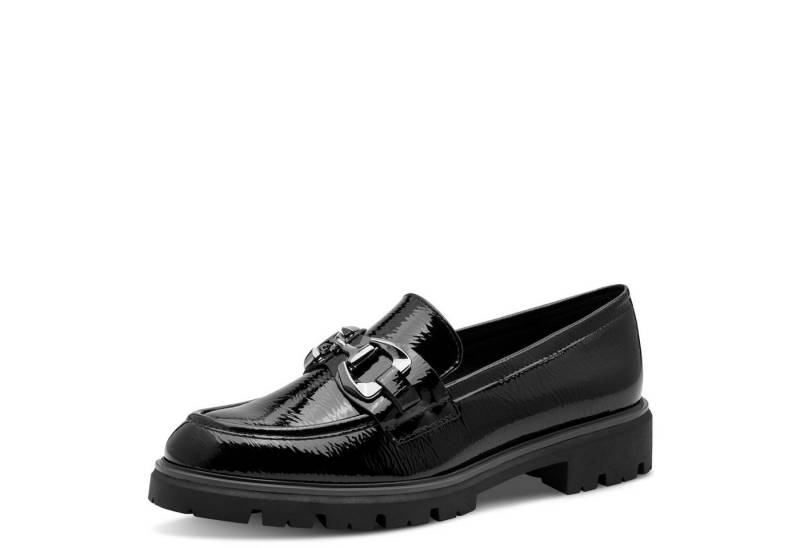 MARCO TOZZI Marco Tozzi Damen Slipper 2-24700-43 018 BLACK PATENT Slipper von MARCO TOZZI