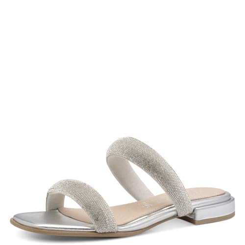MARCO TOZZI Damen 2-87100-42 Mule, Silber, 38 EU von MARCO TOZZI