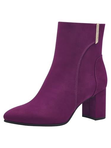 MARCO TOZZI by Guido Maria Kretschmer Damen Stiefeletten mit Absatz Elegant Spitz, Rosa (Grape), 40 EU von MARCO TOZZI