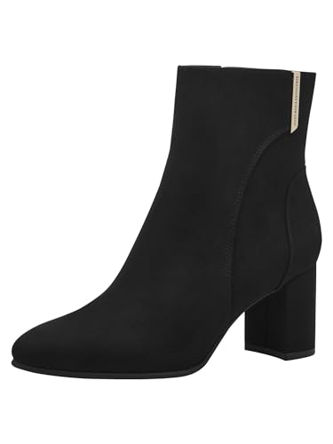 MARCO TOZZI by Guido Maria Kretschmer Damen Stiefeletten mit Absatz Elegant Spitz, Schwarz (Black), 39 EU von MARCO TOZZI