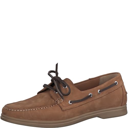 MARCO TOZZI by Guido Maria Kretschmer Herren Schnürschuhe aus Leder Elegant, Braun (Tan Nubuck), 41 EU von MARCO TOZZI