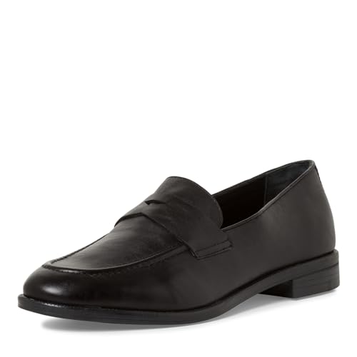 MARCO TOZZI by Guido Maria Kretschmer Herren Slipper aus Leder Elegant, Schwarz (Schwarz), 46 EU von MARCO TOZZI