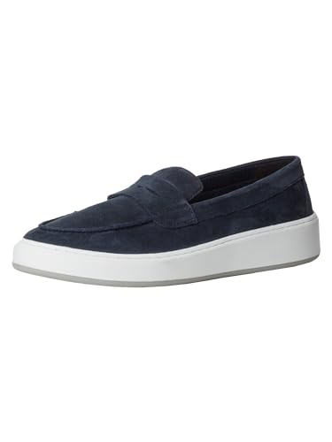 MARCO TOZZI by Guido Maria Kretschmer Herren Slipper aus Leder mit dicker Sohle, Blau (Navy), 44 EU von MARCO TOZZI