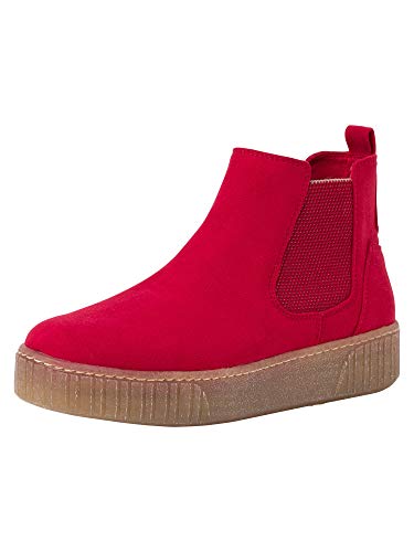 Marco Tozzi 2-2-25454-26 Damen Boot Mode-Stiefel, RED Comb, 37 EU von MARCO TOZZI