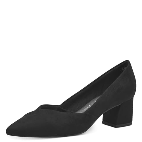 MARCO TOZZI Damen Pumps mit Blockabsatz Vegan, Schwarz (Schwarz), 41 EU von MARCO TOZZI