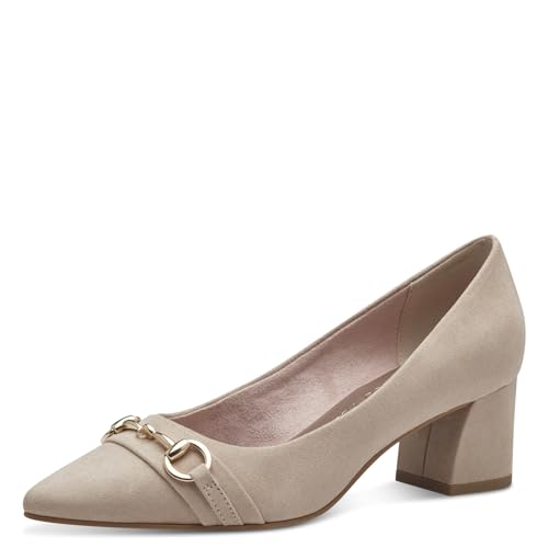 MARCO TOZZI Damen Pumps Spitz Vegan, Beige (Dune), 40 EU von MARCO TOZZI