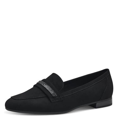 MARCO TOZZI Damen Slipper mit Glitzer Vegan, Schwarz (Schwarz), 38 EU MARCO TOZZI Damen Slipper mit Glitzer Vegan, Schwarz (Schwarz), 38 EU von MARCO TOZZI