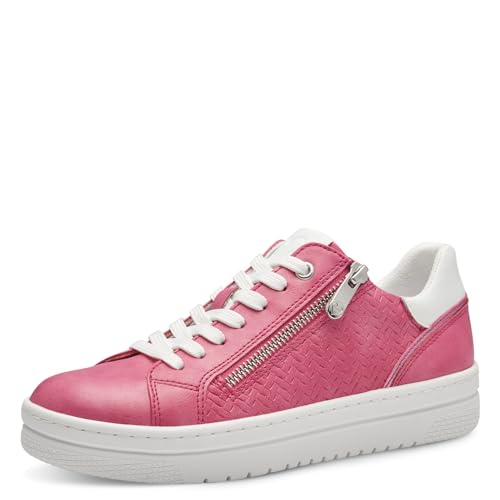 MARCO TOZZI Damen Sneaker flach mit Reißverschluss Vegan, Rosa (Pink Comb), 39 EU MARCO TOZZI Damen Sneaker flach mit Reißverschluss Vegan, Rosa (Pink Comb), 39 EU von MARCO TOZZI