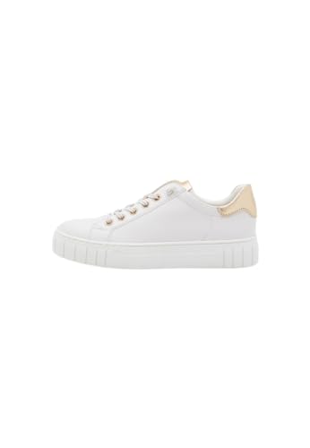 Marco Tozzi Damen, Feel ME Fußbett,Wechselfußbett, weiches Innenfutter, 2-23727-42 Sneaker, White Comb, 39 EU von MARCO TOZZI