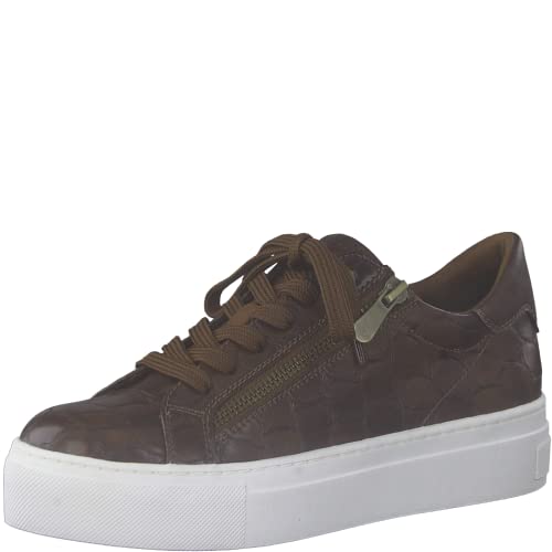 Marco Tozzi Damen 2-2-23764-29 Sneaker, Cognac STR.COM, 41 EU von MARCO TOZZI