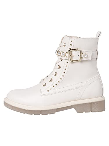Marco Tozzi Damen 2-2-25230-29 Mode-Stiefel, Cream Comb, 41 EU von MARCO TOZZI