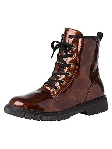 Marco Tozzi Damen 2-2-25282-27 Schnürboot Chukka-Stiefel, Bronce PAT. CO, 38 EU von MARCO TOZZI