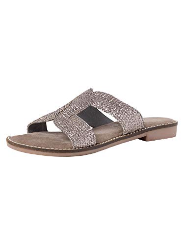 Marco Tozzi Damen 2-2-27109-26 Pantolette Slipper, Pewter, 37 EU von MARCO TOZZI