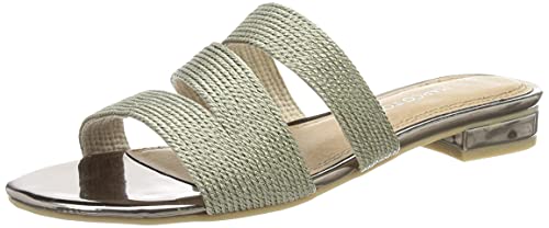 Marco Tozzi Damen 2-2-27121-26 Pantolette Slipper, Pewter Comb, 36 EU von MARCO TOZZI