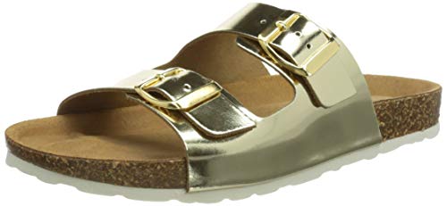 Marco Tozzi Damen 2-2-27405-26 Pantolette Slipper, Platinum, 38 EU von MARCO TOZZI