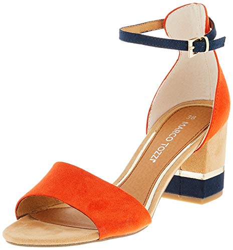 Marco Tozzi Damen 2-2-28303-34 Riemchensandalen, Orange (Terracotta Core 626), 38 EU von MARCO TOZZI