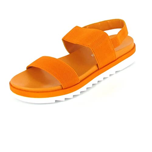 Marco Tozzi Damen 2-2-28413-38 Flache Sandale, ORANGE, 38 EU von MARCO TOZZI