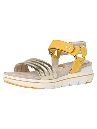 Marco Tozzi Damen 2-2-28554-24 Riemchensandalen, Gelb (Yellow Comb 614), 41 EU von MARCO TOZZI