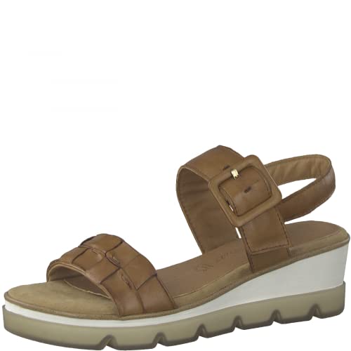 Marco Tozzi Damen 2-2-28716-28 Keilsandale, Cognac Antic, 39 EU von MARCO TOZZI