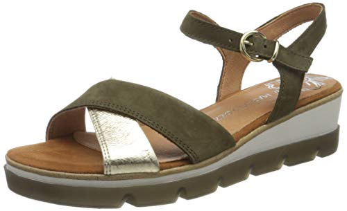 Marco Tozzi Damen 2-2-28779-24 Riemchensandalen, Grün (Khaki Comb 726), 38 EU von MARCO TOZZI