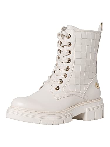 Marco Tozzi Damen 2-2-85224-28 Mode-Stiefel, Cream, 38 EU von MARCO TOZZI