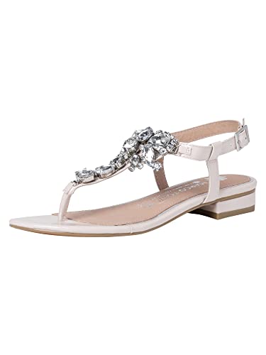 Marco Tozzi Damen 2-2-88101-28 Flache Sandale, Powder PATENT, 40 EU von MARCO TOZZI