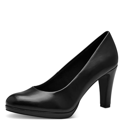 MARCO TOZZI Damen Pumps mit Trichterabsatz Vegan, Schwarz (Schwarz), 40 EU von MARCO TOZZI