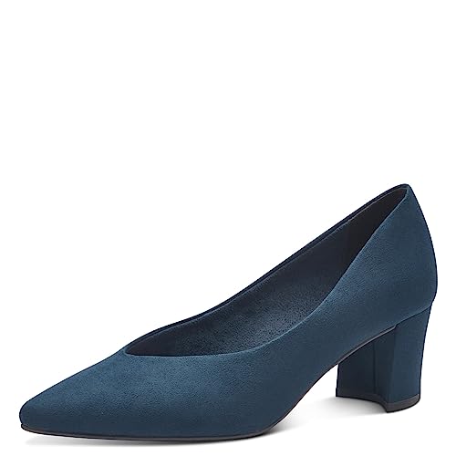 MARCO TOZZI Damen Pumps Spitz Elegant, Blau (Navy), 37 von MARCO TOZZI